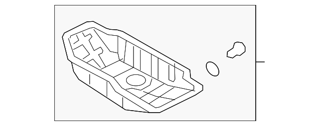 21510-3F000 Деталь LOWER OIL PAN