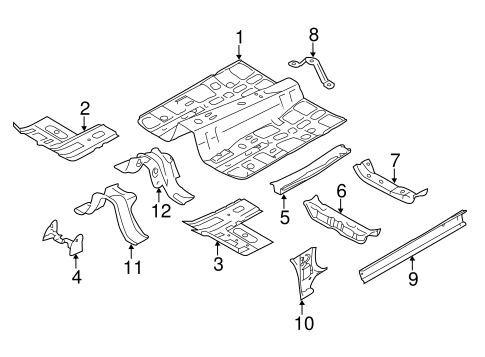 Forester FLOOR & RAILS