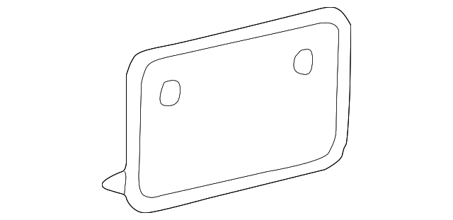 F5TZ17A385E Деталь LICENSE BRACKET