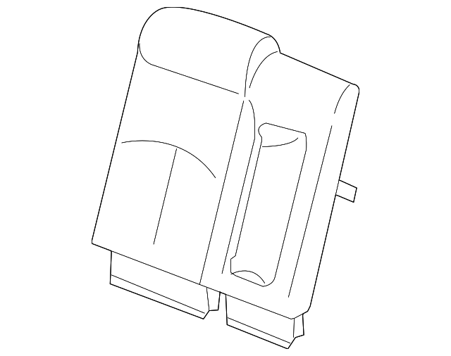 88992921 SEAT BACK COVER, RIGHT