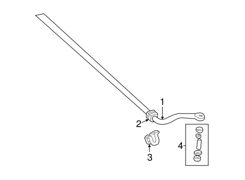 C1500 STABILIZER BAR & COMPONENTS 2