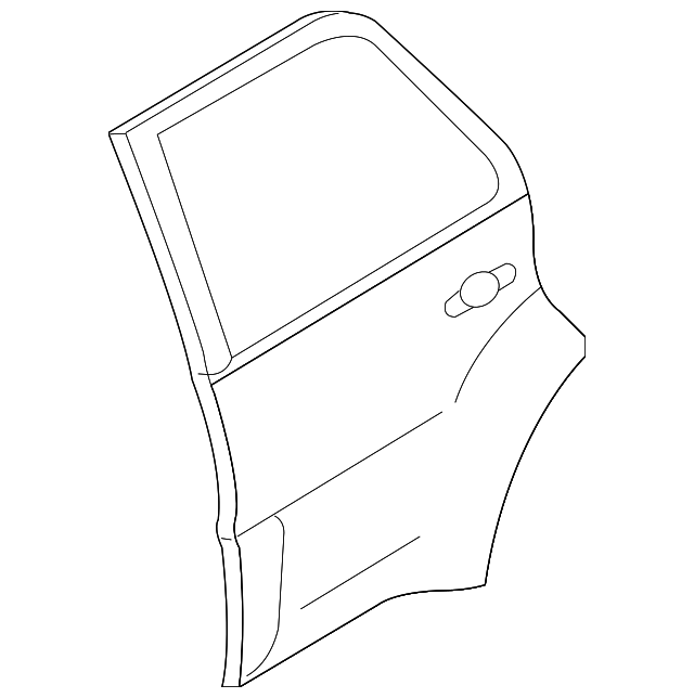 ZZCA-72-010 Деталь DOOR SHELL, RIGHT