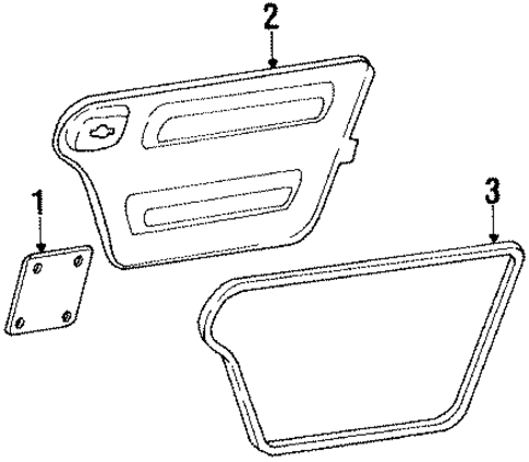 Amigo INTERIOR TRIM - QUARTER PANELS
