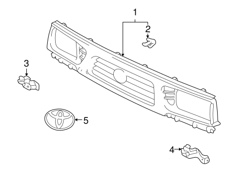 Tacoma GRILLE & COMPONENTS 2