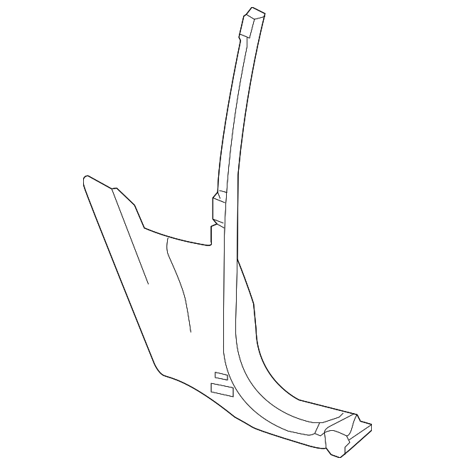 8H0-867-272-A-6G6 Деталь KICK PANEL TRIM, RIGHT