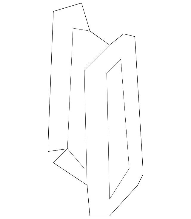 251-830-00-54-7E94 Деталь VENT GRILLE, LEFT