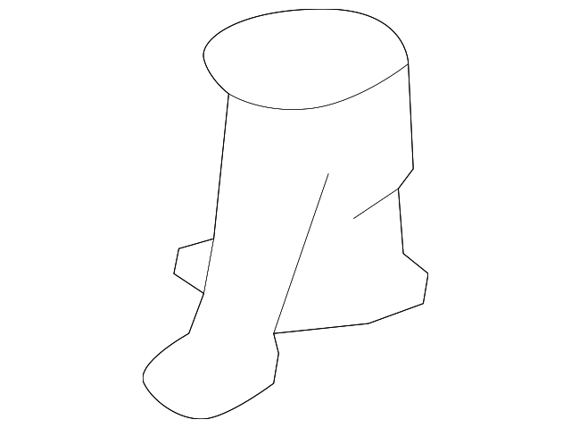 2518310746 Деталь CENTER DUCT, LEFT