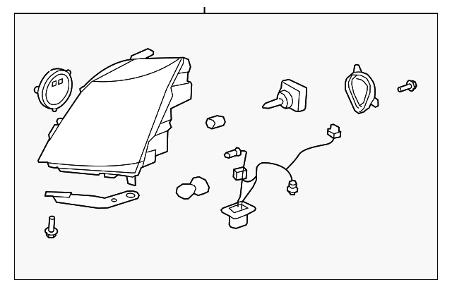 22755333 Деталь HEADLAMP ASSY, LEFT