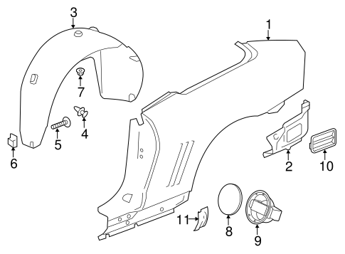 Camaro QUARTER PANEL & COMPONENTS