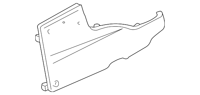 EC0464241F20 Деталь CONSOLE BODY, LEFT