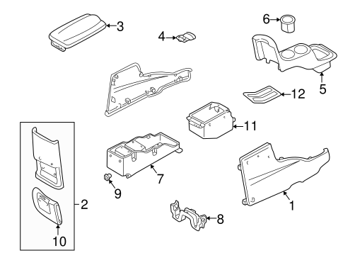 Tribute CENTER CONSOLE