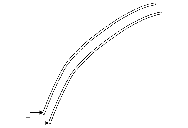 8E9-853-702-B-GRU Деталь DRIP CHANNEL, RIGHT