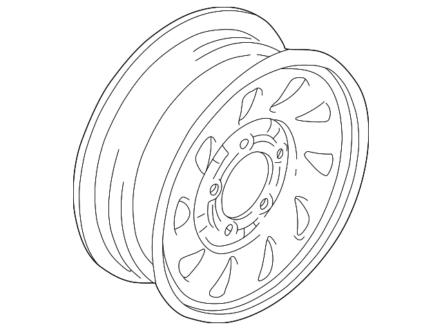 4321056BC127S Деталь WHEEL, STEEL