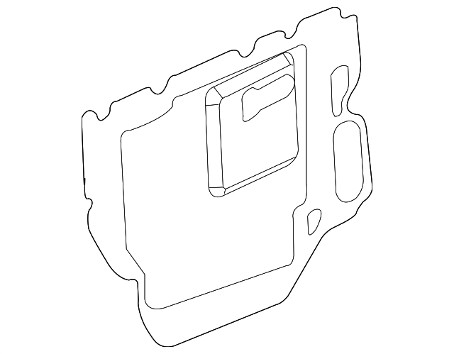 20795240 Деталь WATER DEFLECTOR, RIGHT