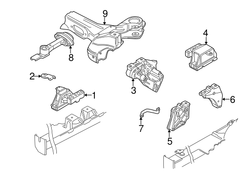 Beetle ENGINE & TRANS MOUNTING