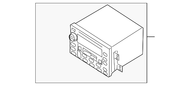 3910185Z61 Деталь AM/FM CD CASS