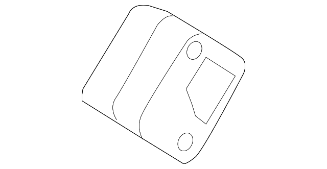 18-20-7-589-950 MOUNT BRACKET INSULATOR, LEFT