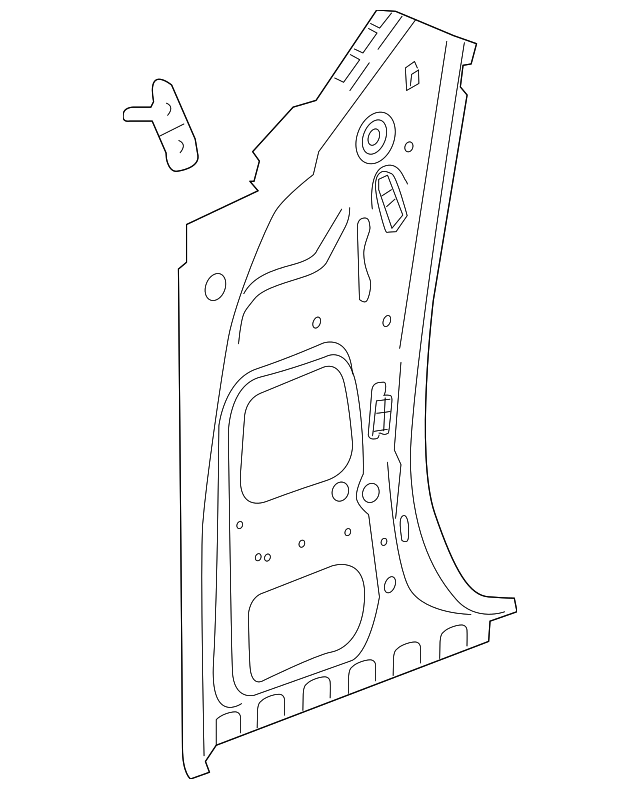 22910307 Деталь INNER HINGE PLR, LEFT