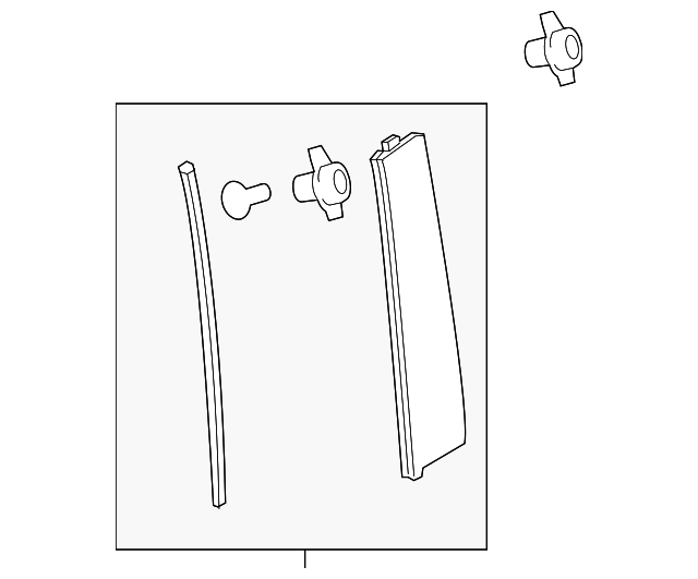 72930-TK8-A20 Деталь GARNISH ASSY., R. RR. DOOR SASH