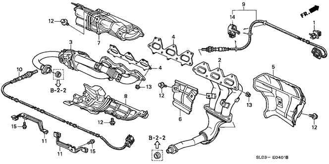 NSX EXHAUST MANIFOLD (2)