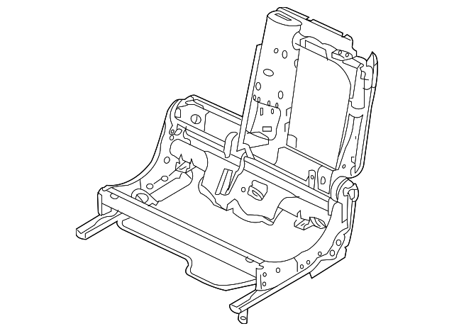 4L0-883-107-K-K28 Деталь SEAT FRAME, LEFT
