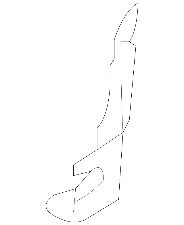4L0-883-686-H87 Деталь REAR TRIM, RIGHT