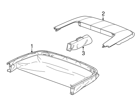Camaro STOWAGE COMPARTMENT