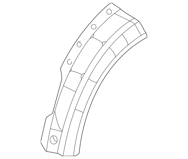 MR485883 Деталь WHEELHOUSE, LEFT