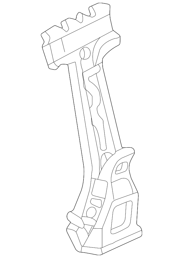 MR485889 Деталь FRONT REINF, LEFT