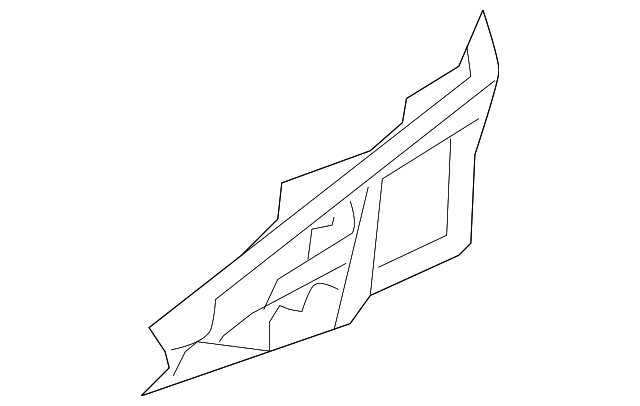 6451985Z01 Деталь LOWER PANEL, LEFT