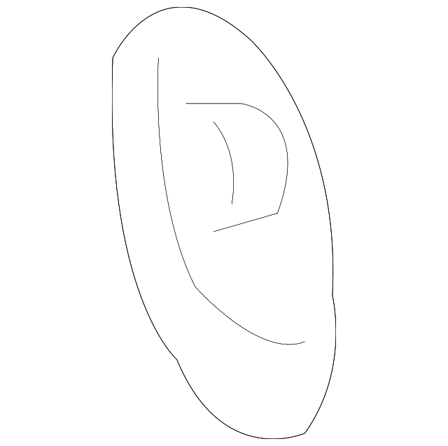 19121872 ARMREST WASHER, LEFT