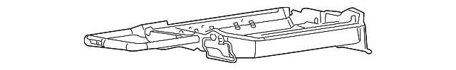89041508 Деталь SEAT FRAME, LEFT