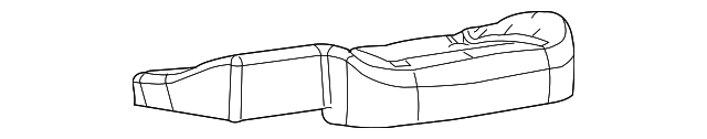 89041468 Деталь SEAT CUSHION PAD, LEFT