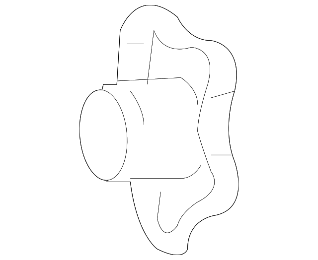 22752449 ADJUST KNOB, LEFT