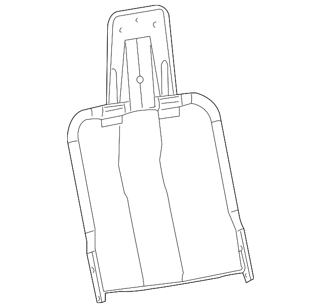 19257995 Деталь SEAT BACK FRAME, LEFT