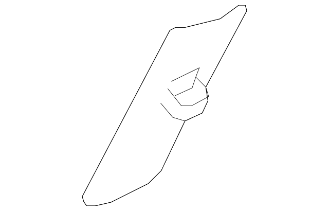 85842-3W200ED Деталь UPR CTR PLR TRIM COVER, RIGHT