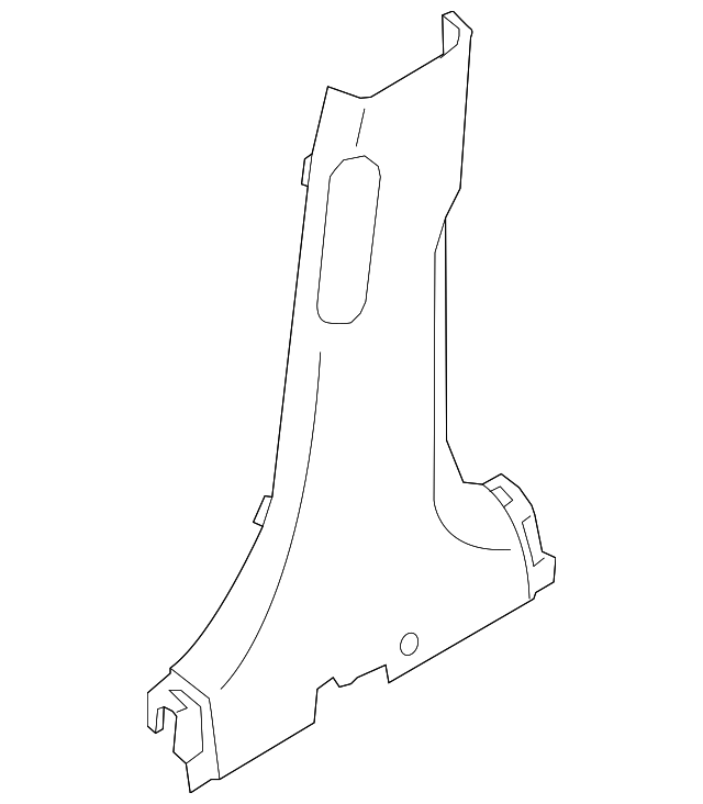 85845-3W100GAH Деталь LWR CTR PLR TRIM, RIGHT