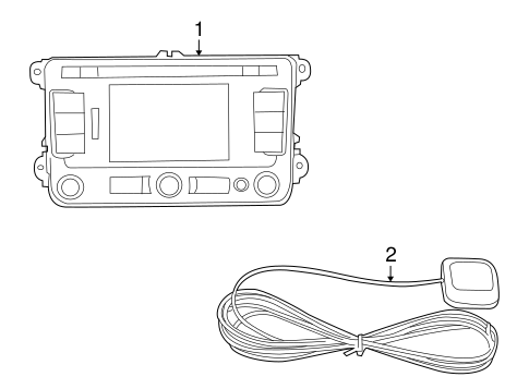 GTI NAVIGATION SYSTEM COMPONENTS