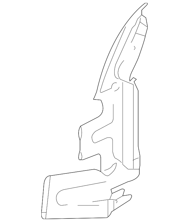 4F0-121-284-AQ Деталь AIR GUIDE, RIGHT