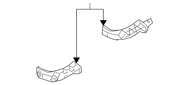 F151-50-2J1D Деталь RETAINING BRKT, LEFT