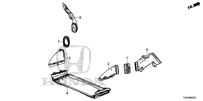 ACCORD HYBRID BATTERY INLET DUCT