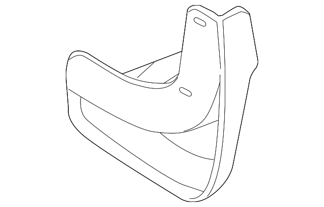 7223085Z00 Деталь MUD GUARD, RIGHT