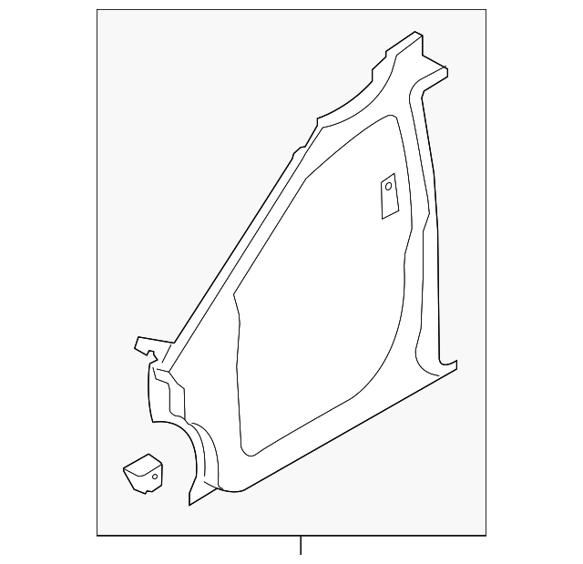 68046460AD Деталь INNER PANEL, RIGHT