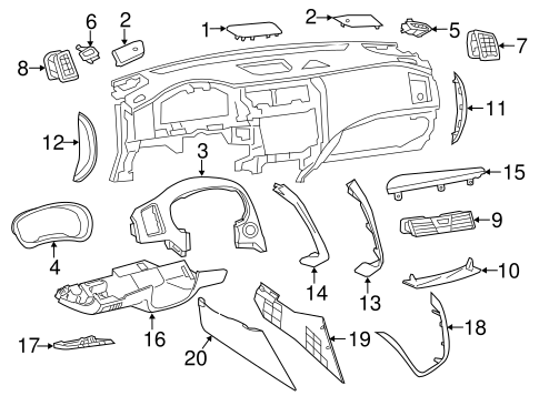 Altima INSTRUMENT PANEL COMPONENTS