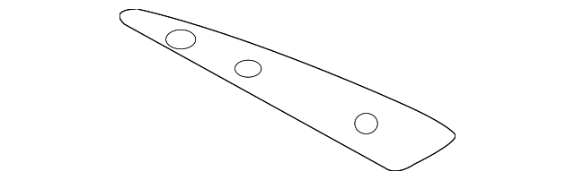 MN175793 Деталь SPOILER GASKET, LEFT