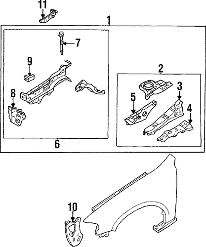 Protege STRUCTURAL COMPONENTS & RAILS