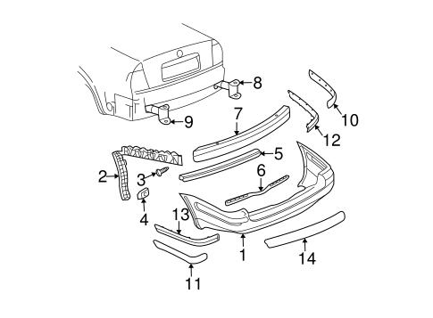 Passat BUMPER & COMPONENTS - REAR