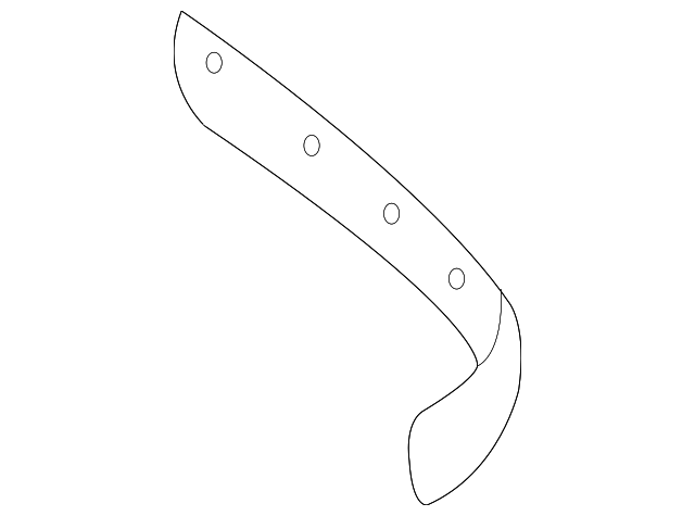 3B9-807-460-2ZZ Деталь CHROME STRIP, RIGHT