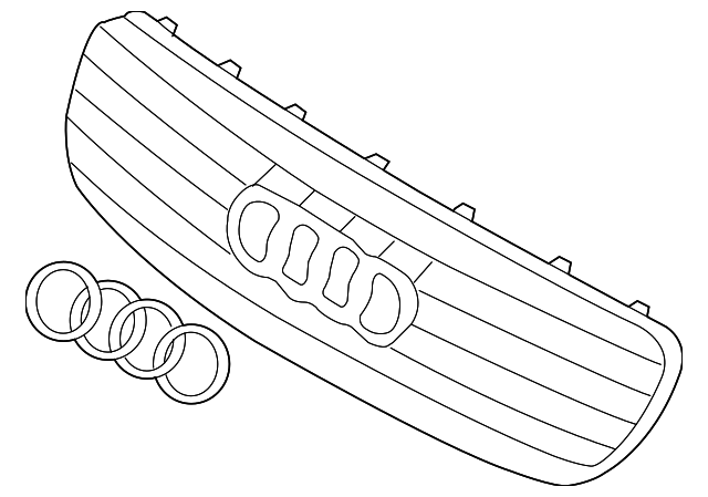 4E0-853-651-B-3FZ Деталь GRILLE ASSY