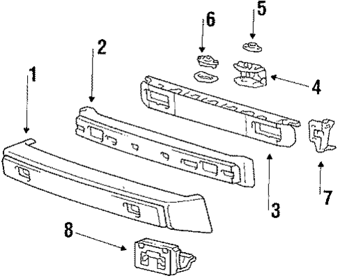 Colt BUMPER & COMPONENTS - FRONT